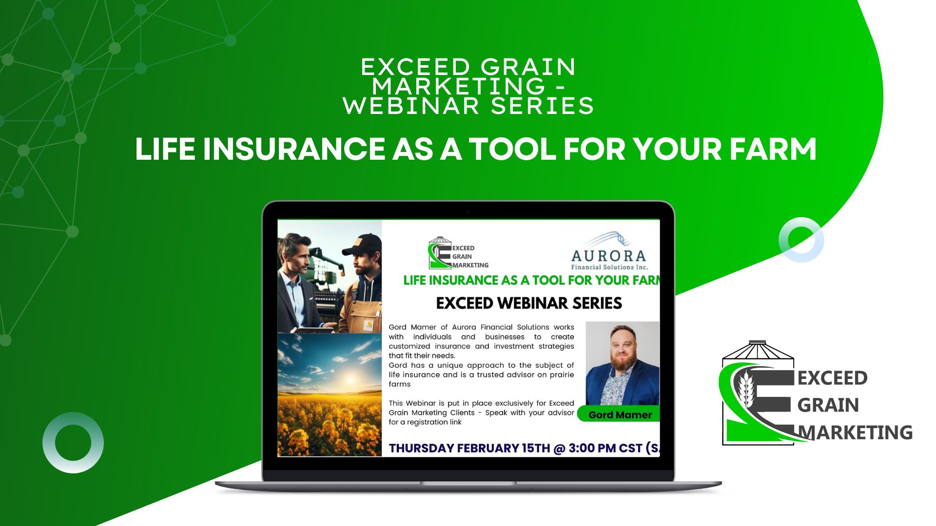 Read more about the article Exceed Client Exclusive – Life Insurance As A Tool For Your Farm – Webinar Recording